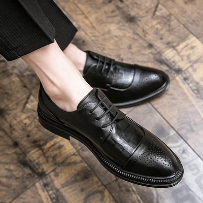 Herren Luxusmode Schuhe Britische Mode Brogue Businesskleid Outdoor Bequem Businesskleid Herrenschuhe Herrenschuhe
