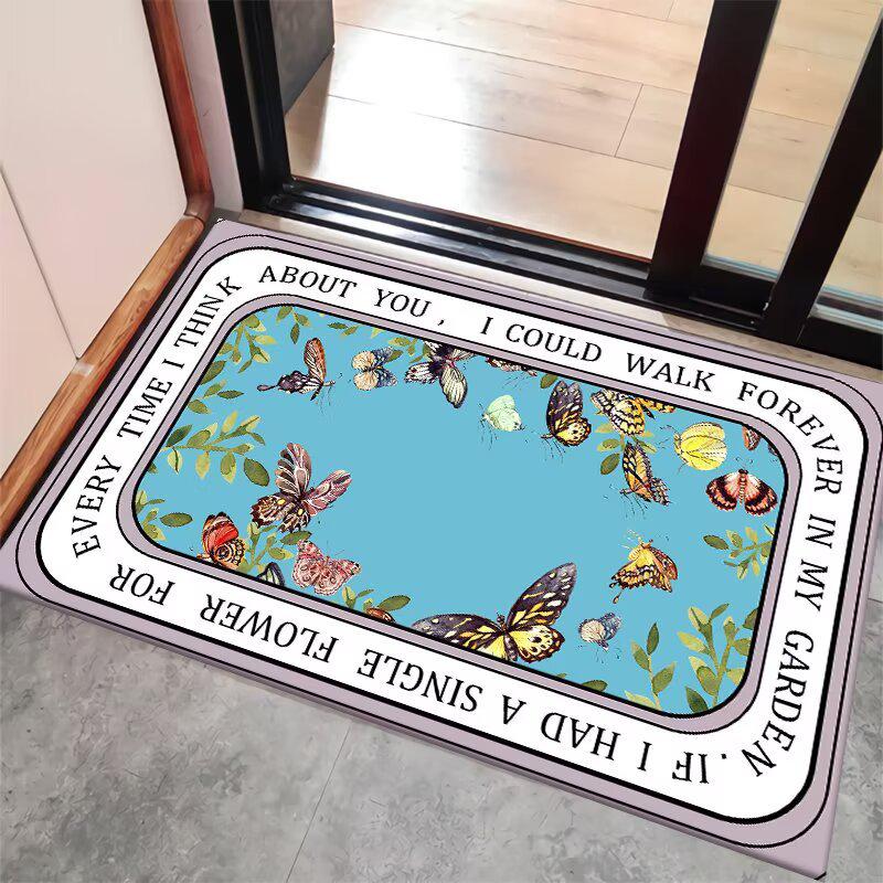 

Absorbent Non-Slip Cartoon Doormat for Home Entrance, Bathroom, Kitchen - Thickened & Quick-Drying 40x60 cm
