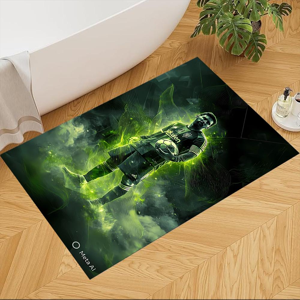 Argentina Messi Celebration Carpet Design for Living Rooms Dining Room Study Room Game Room Antislip Carpet Anime Office Decor
