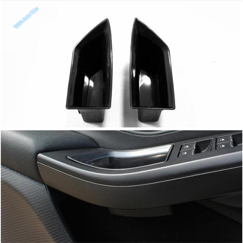 Car Inner Door Storage Box Cover Front Rear Door Plate Armrest Box Case Fit for Ford Focus 4 Mk4     Accessories