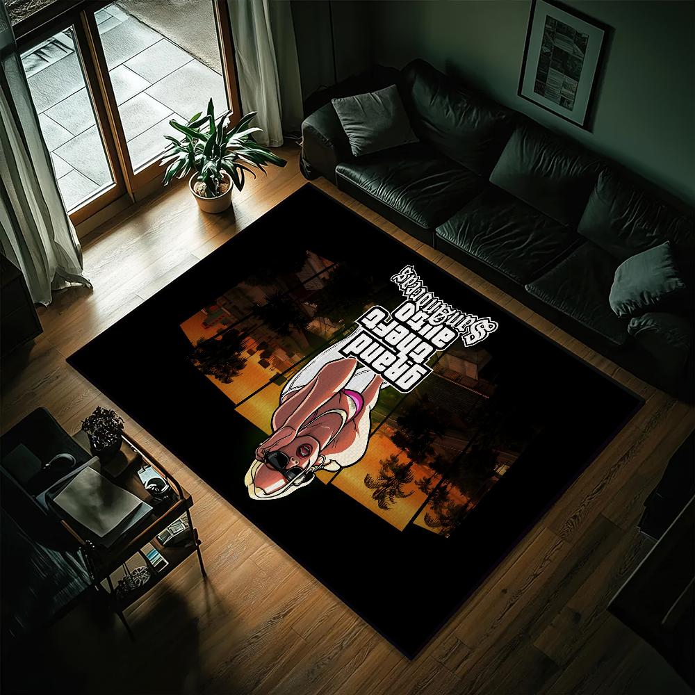 

Игра G-GTA S-San A-Andreas ковер Прикроватный Кухня Ванная Гостиная Дом Спальня Коврик для пола Придверный коврик Большой ковер Декорация SJR40x60CM