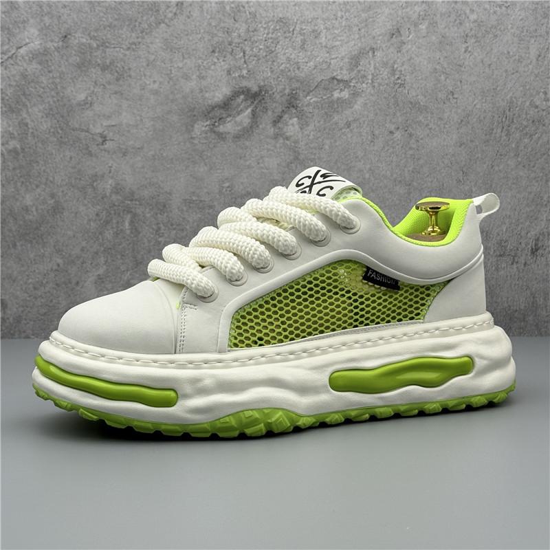 

Модные Новые Мужские Дизайнерские Дышащие Туфли на Шнуровке на Платформе, Мужские Повседневные Лоферы, Мокасины, Кроссовки для Ходьбы, Zapatos Hombre 38