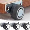 Silent Furniture Casters Universal Side Mounted Roller Mini Side Mount Caster  Cabinets
