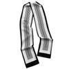 New Thin and Narrow Long Striped Scarf for Women In Early Autumn Korean Style Winter Warm Striped Scarf with Hair Strap