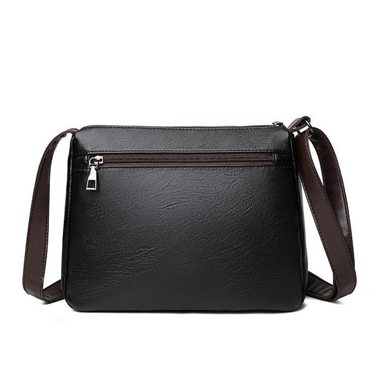 Damen Einfache PU-Leder Einzelne Umhängetaschen Große Kapazität Tragetaschen Damen Mehrere Taschen Schultertasche Reisen