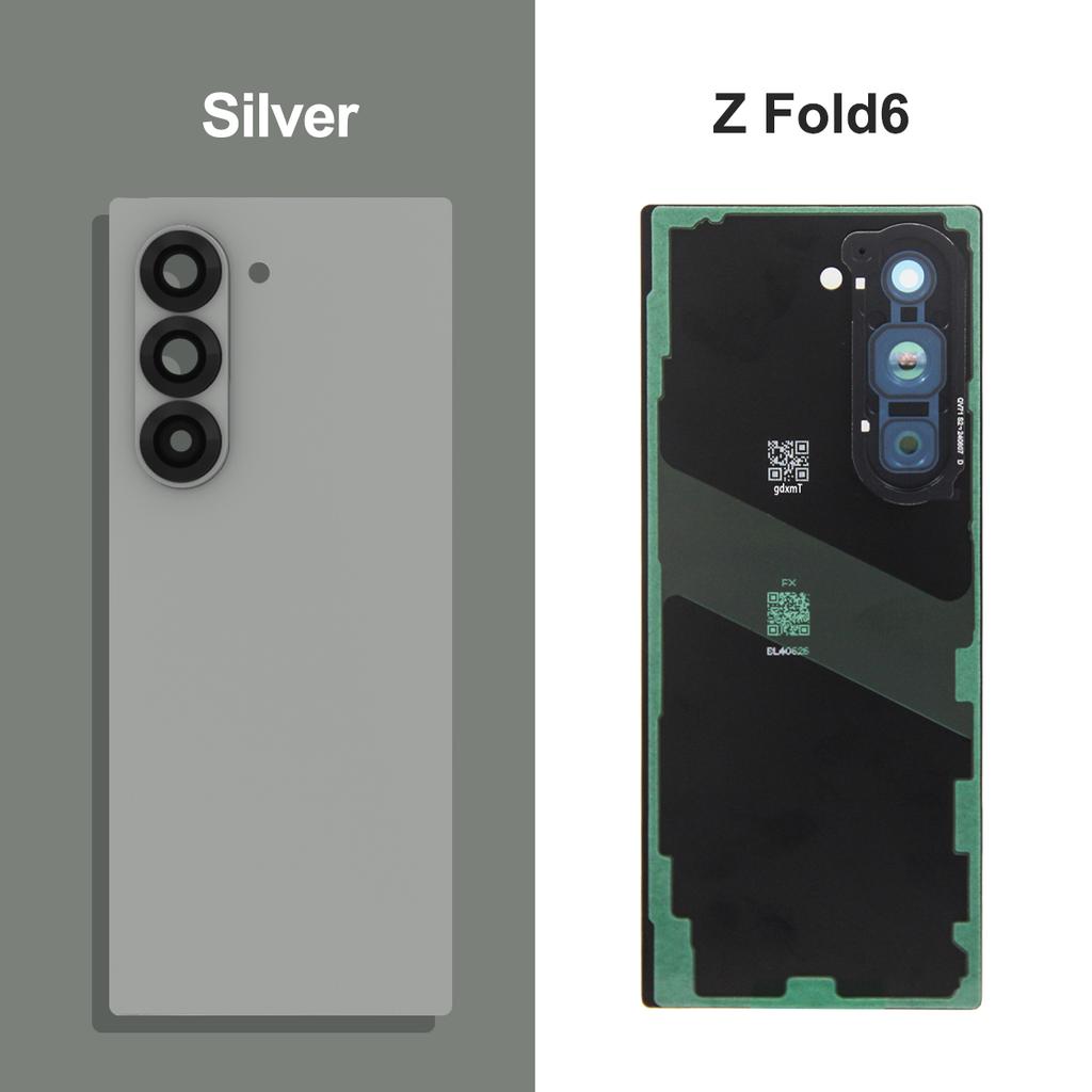 Per Samsung Z Fold5 Fold6 5G Cover Batteria in Vetro Pannello Alloggiamento Posteriore Parti Lente Fotocamera Per Z Fold 5 6 Cover Batteria