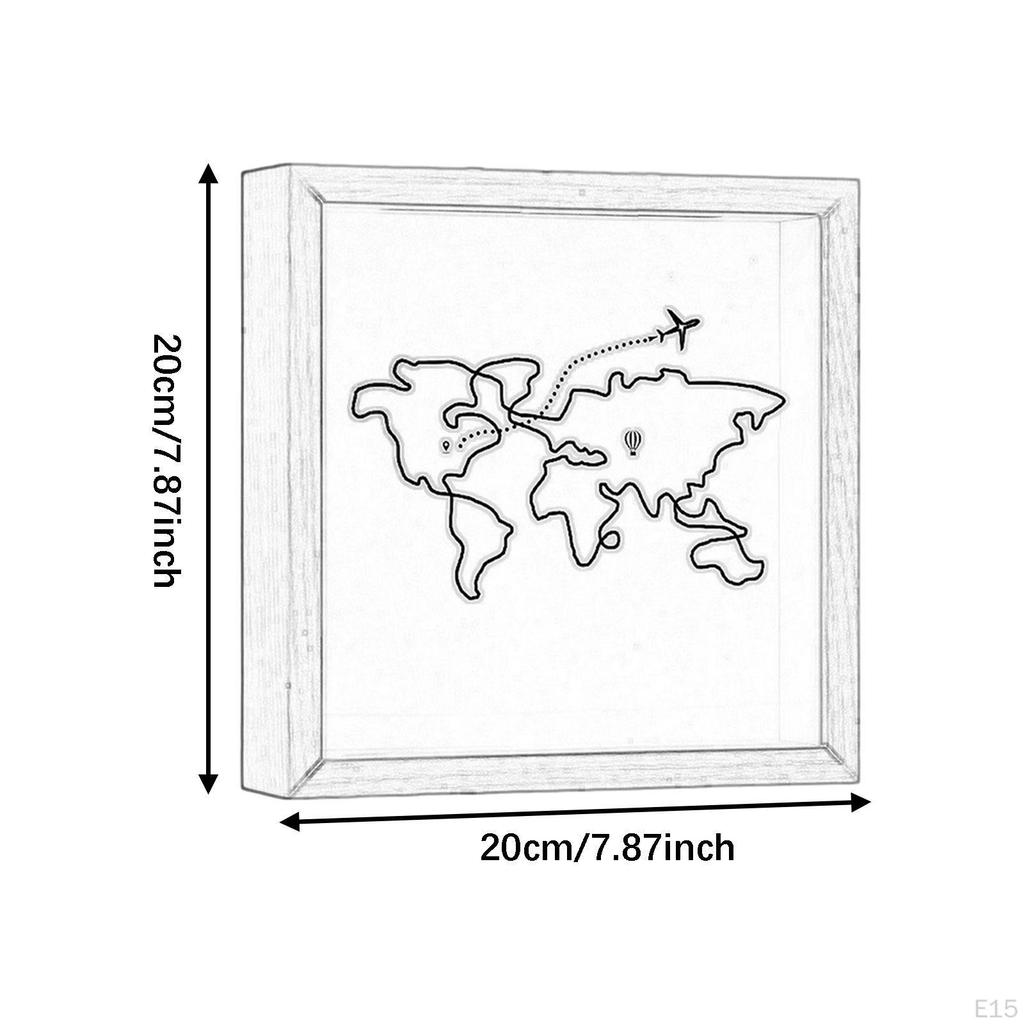 Shadow Box Frame Memory Ticket Holder for Movie Travel Sporting Events Concert Tickets