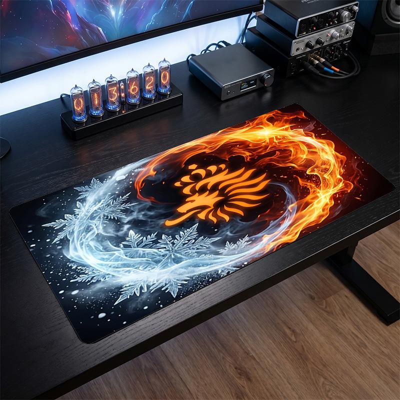 Netherlands Football Crest Mouse Pad, Extended Non Slip Rubber Desk Mat for Gaming Office Laptop Fan Gift