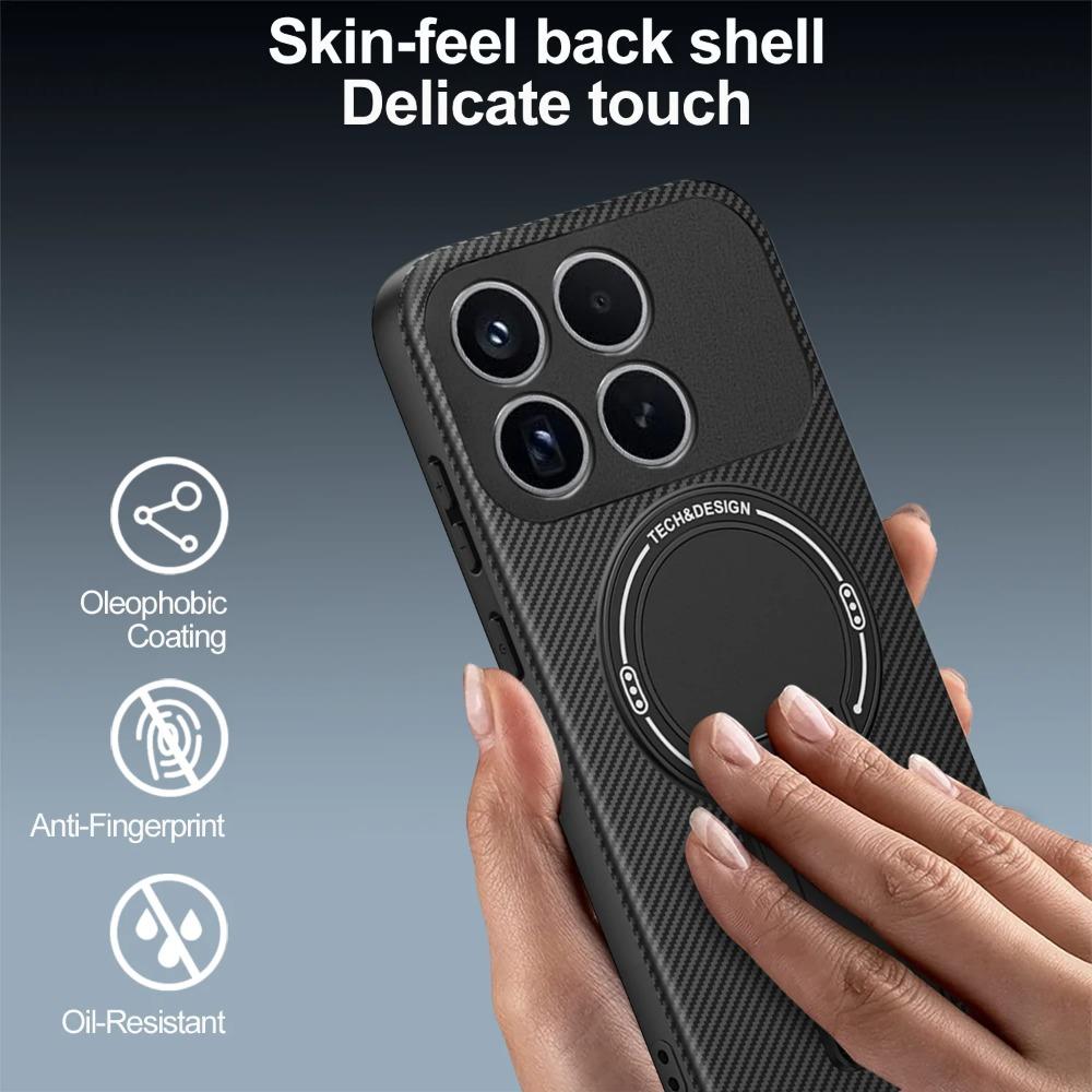 Luxury Kevlar Carbon Fiber for Magsafe Case for Xiaomi Poco F8 Pro F8 Ultra Magnetic Wireless Charging Holder Camera Protect Shockproof Bumper Cover