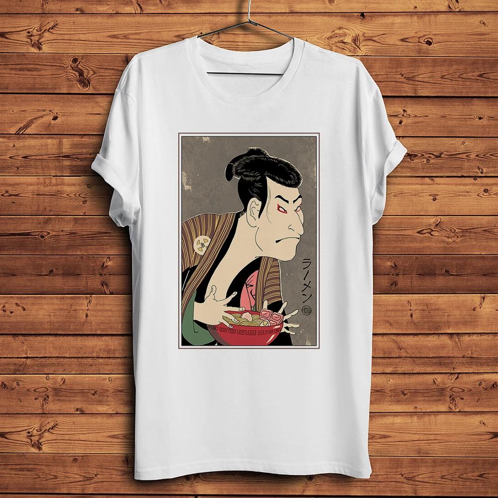 

Vintage Edo Ukiyoe RaUnisex Warrior Funny Ukiyo Tshirt UnisexWhite Casual Short Sleeve TShirtUnisex Streetwear Tee Breathable Print S