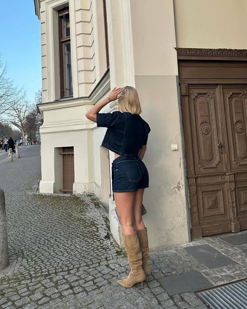 Stilvolles europäisches & amerikanisches Jeanshemd und Hosen-Set - Locker, Bequemes Sommer-Zweiteiler