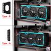Vertical GPU Card Holder 3 Slot Metal Graphics Card Stand PCIE3.0 for Better Cooling Stability GPU Bracket