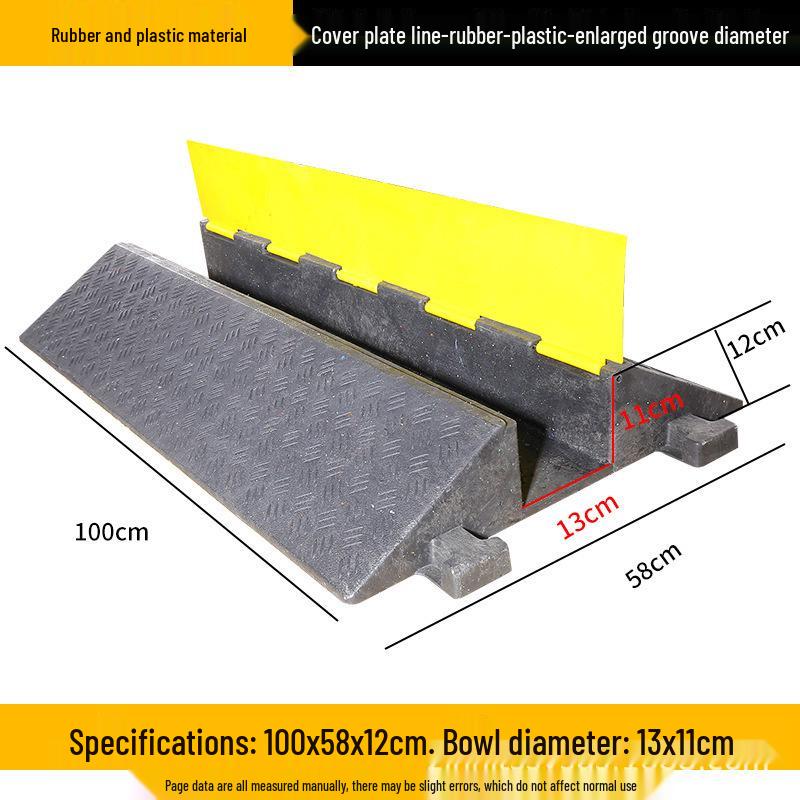 Rubber and Plastic Cable Protection Speed Bump