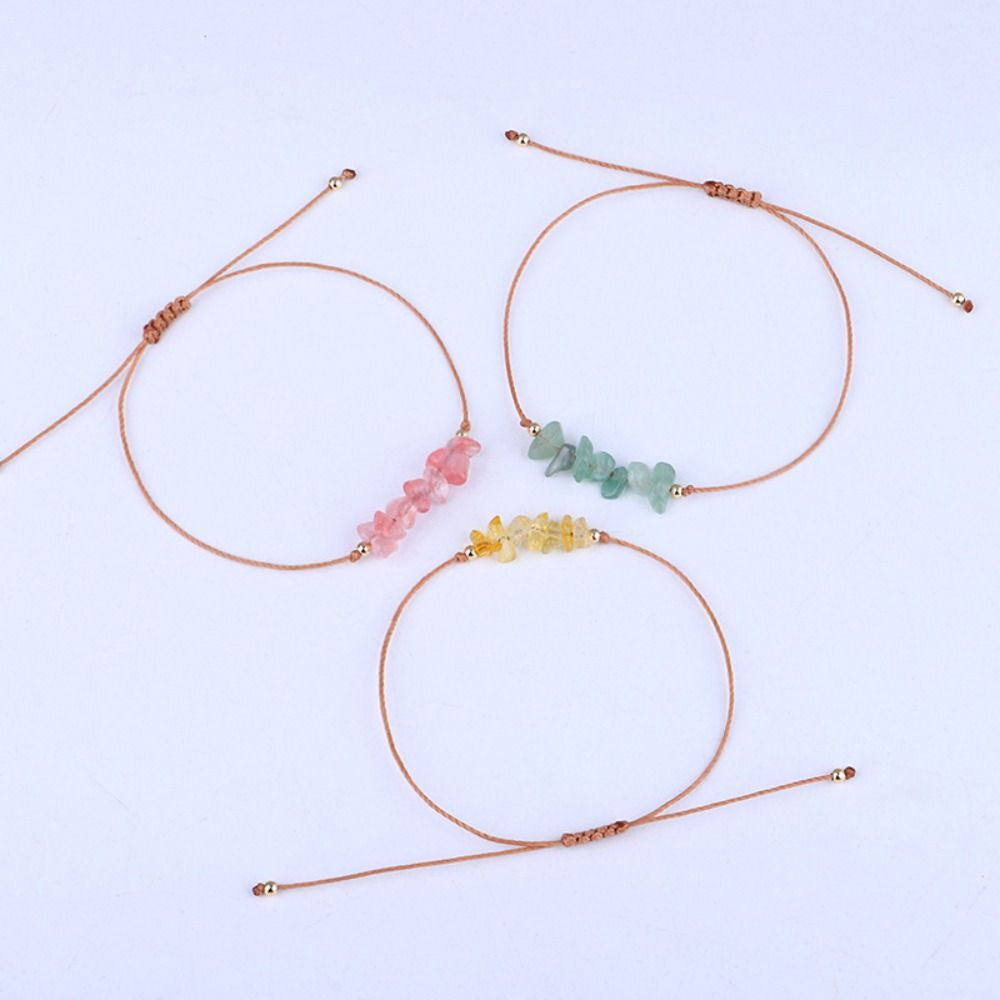 Stone Bohemia Bracelet Beach Body Jewelry Crystal Gravel Bracelets Women Jewelry Accessories