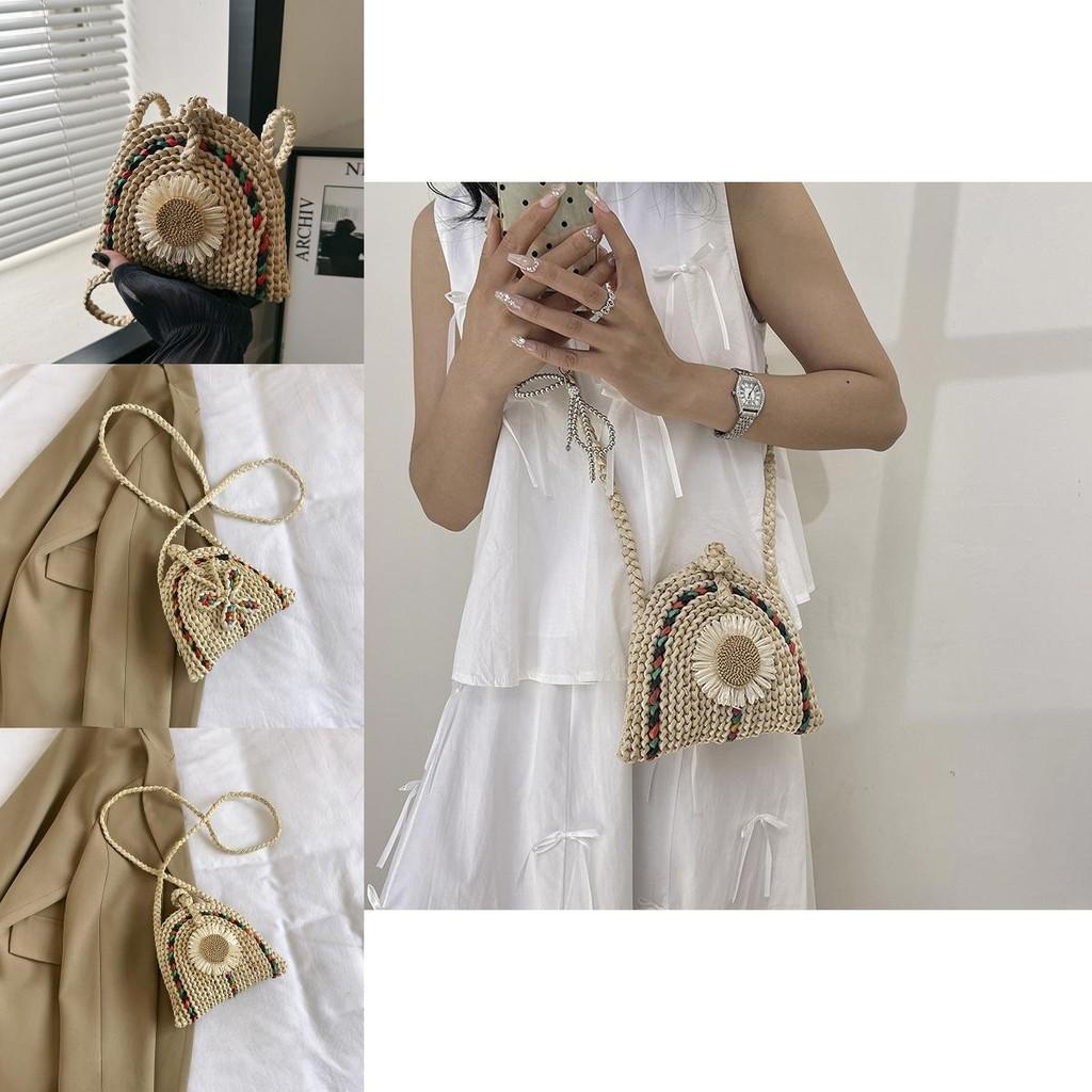 Fashionable Woven Shell Crossbody Bag Chic And Stylish Accessory For Everyday Use