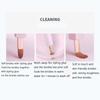 Telescopic Lip Gloss Brush Aluminium Tube Double-ended Lipstick Brush  Women