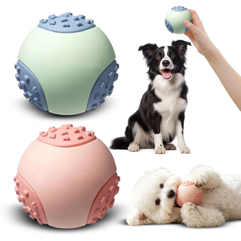 Dog Toy Ball with Squeaker Toy for Teething and Boredom