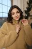 Sweatshirt (girls) – Fleece Pullover with Stand Collar & Kangaroo Pocket, Demi-season, 6438-130 HC