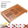 Bamboo Tea Tray with Drainage