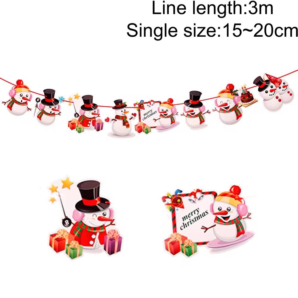 Christmas Banner Garland Merry Christmas Decorations For Home 2026 Christmas Ornaments Xmas Navidad Noel Gifts New Year 2026