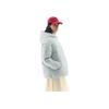 Anta Sports Lifestyle Series Pioneer Series Letter Zipper Hooded Comfortable Breathable Loose Down Jacket Women Outerwear White Gray Green 962448905-7