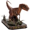ASSYME Velociraptor Papercraft 3D Puzzle, Easy for Kids, No Glue or Tools Required