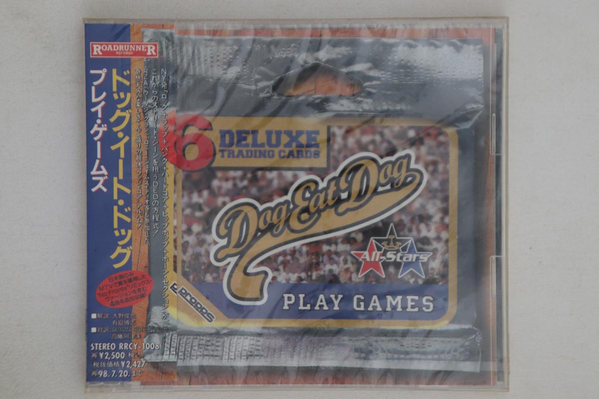 

CD DOG EAT DOG - Play Games RRCY1008PROMO ROADRUNNER 1996 Japan Obi Rock Used