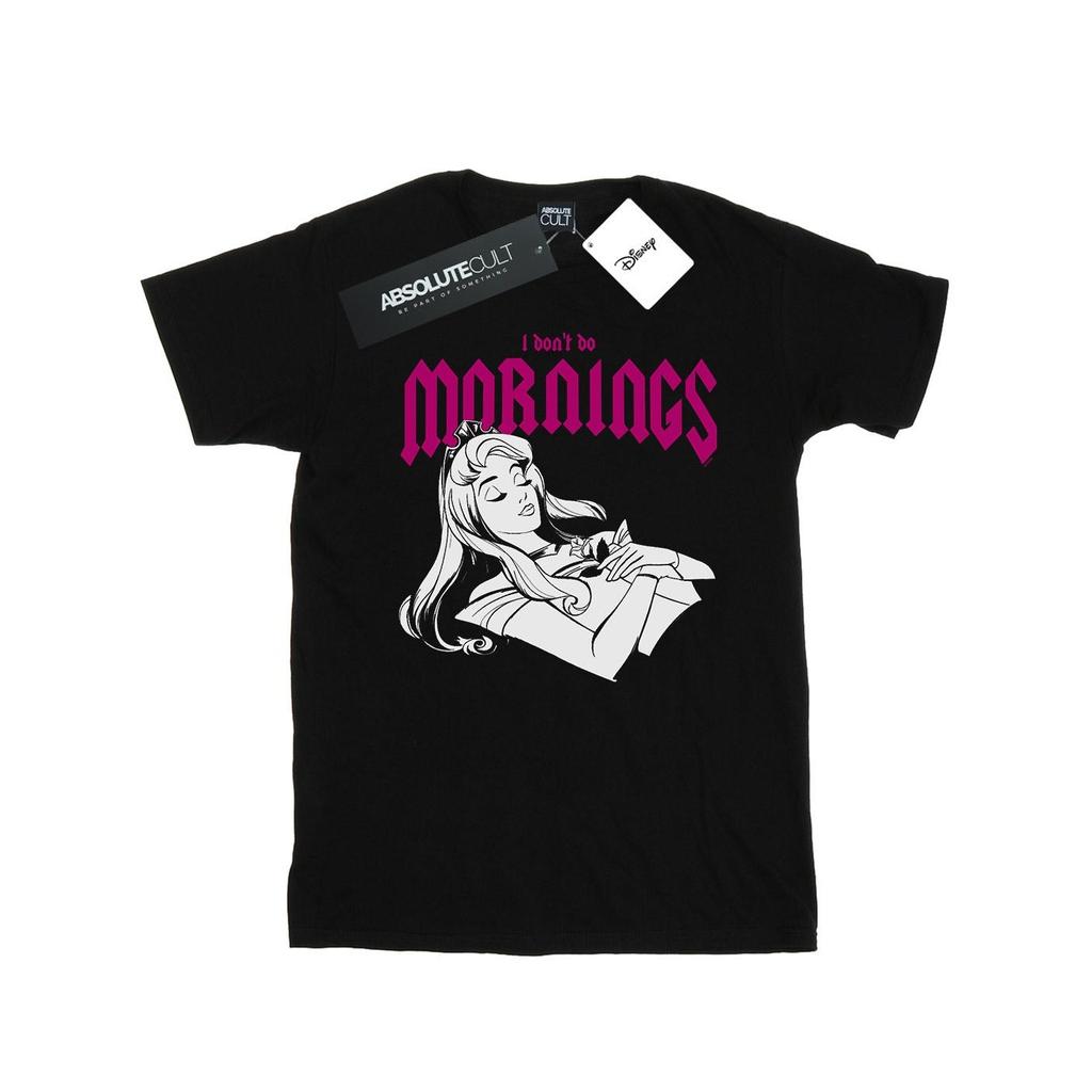 Disney Girls Sleeping Beauty DonÂ´t Do Mornings Cotton T-Shirt