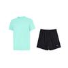 Fashionable Cool Comfortable T-Shirt And Versatile Casual Shorts Sports Set Unisex Sets W895-5+V155-1