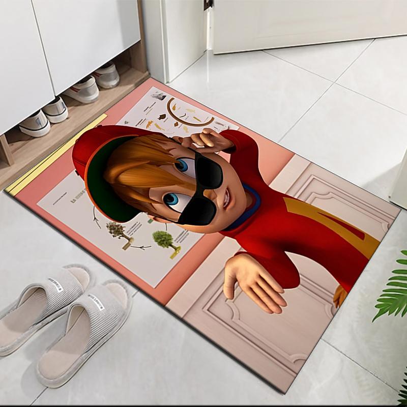 Alvin and the Chipmunks Printed Carpetrugfor Office Chair Living Room Bedroom Kitchen Room Decor Gifts