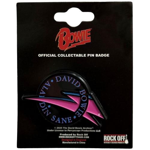 David Bowie Aladdin Sane Pin Badge