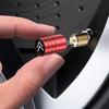 Car 3D Metal Logo Wheel Stem Air Valve Caps Tire Dust Covers For Citroen e-C3 e-C4 X C5X C3 C4 Cactus Picasso C-Crosser C6 C1
