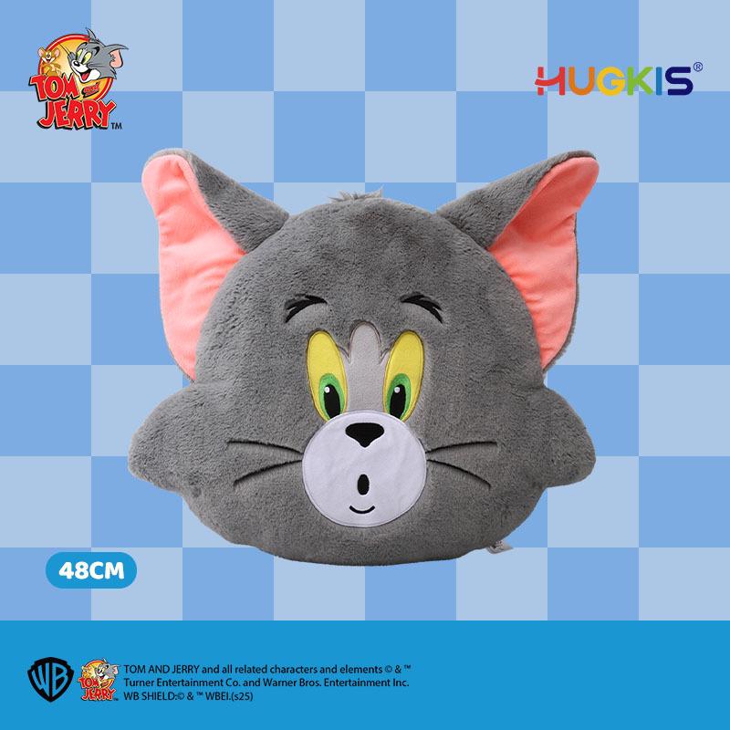 Tom and Jerry Plush Toy Set: Tom Cat Doll & Jerry Mouse Pillow