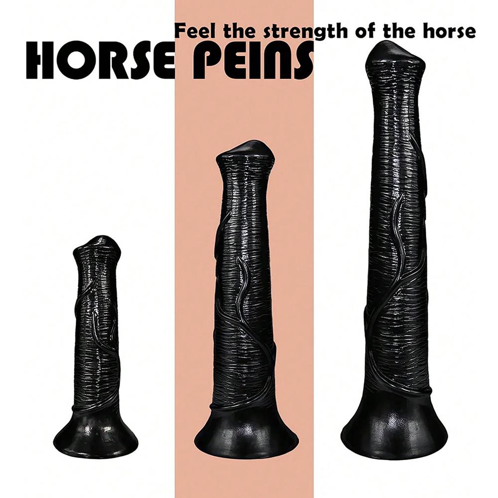 Horse Dildo Stimulate Vaginal Anal Plug Buttplug Sex Toys Huge Thick Animal Dildo for Women/Men Masturbators Long Dildos Explore G-Spot Adult Toys