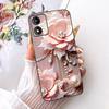 For Motorola Moto E13 Case Moto E14 Luxury Flowers Butterfly Painted Cover Soft Silicone Case For Motorola E14 E 13 MotoE13 Bags