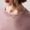 Palo Women's 100% Cashmere Jacquard Round Neck Sweater