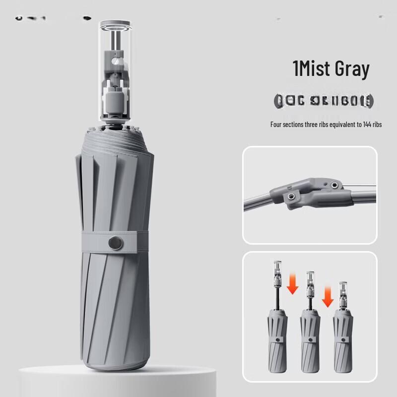 OEING Automatic 12-Rib Folding Umbrella