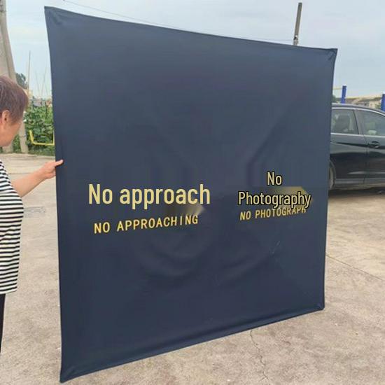 Портативный 2-метровый тактический складной барьер: Многофункциональная ткань для ограждения и предупреждения в стиле зонта No size options available