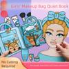 3D DIY Dress Up Toy Creative Makeup Quiet Book Funny Nail Shop Quiet Book  Early Learning