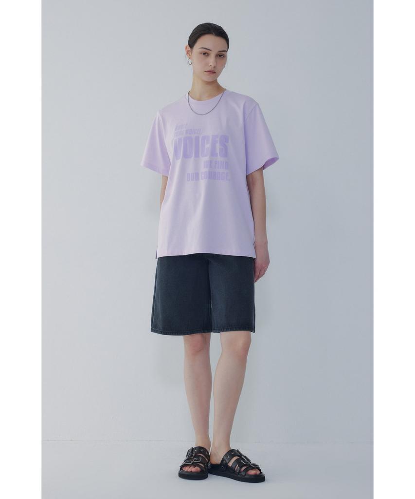 Bobeu Flopy Print Regular Fit T-Shirt_Violet 7156240006