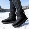 New Men's Winter Boots Warm Plush Snow Boots High Quality Waterproof High-Top Men's Ankle Shoe Outdoor Men Hiking Boots Sneaker