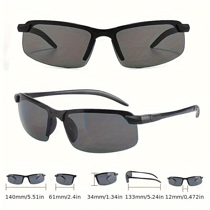 1pc/2pcs Driving Night Vision Glasses for Men Women, Drivers Semi Rimless Fashion Eyeglasses