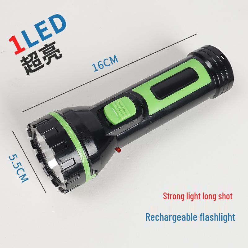 High-Power Rechargeable Emergency Flashlight for Outdoor, Travel, Hotel, and Firefighting Use