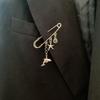 Fashion Pendant Brooch Alloy Material Suitable for Daily Wear Parties and Dates