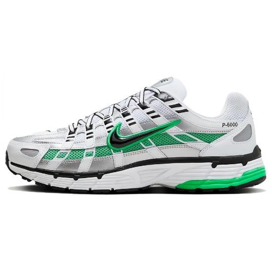 Nike P-6000 White Spring Green Unisex Sneakers CD6404-104