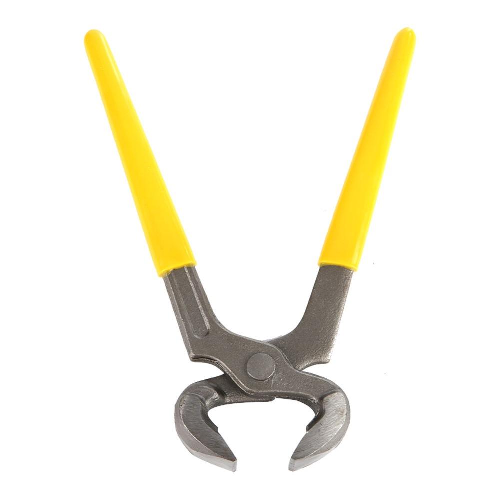 Flat Mouth Fastener Remover Pliers Plastic Grip Hoof Nipper Trimmer Nail Extractor Farrier