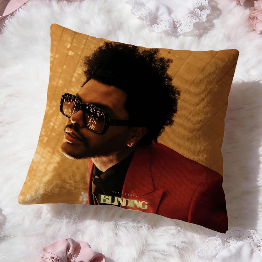T-The Weeknd Sänger Kissenbezug Premium Komfort Wendbarer Kissenbezug -Zwei-in-Eins-Design für Jeden Raum & Autoinnenraum