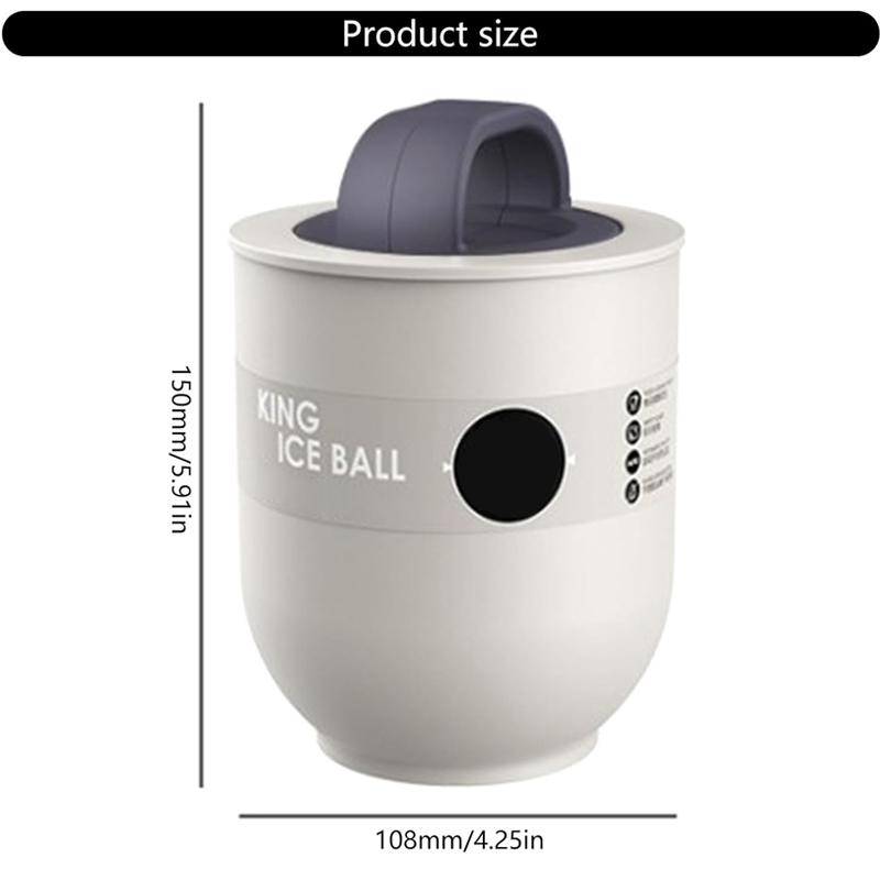 Silikon Anti-Schmelz Eisballform Sommer Klare Eiswürfelbehälter für Whiskey Cocktails Saft Keine Blasen DIY Eisballmacher