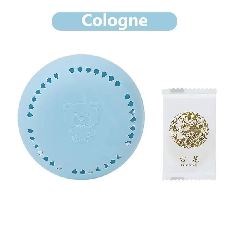 1 Set Solid Round Air Freshener Toilet Aromatherapy Fragrance Lasting Deodorant Bedroom Wardrobe Car Home Household Round Fresher