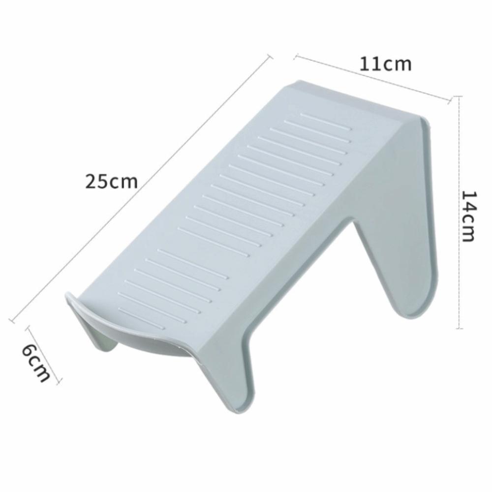 Plastic Shoe Stacker Pink Double Layer Shoe Rack Tidy Orderly Shoe Cabinet Organizer for Dormitory